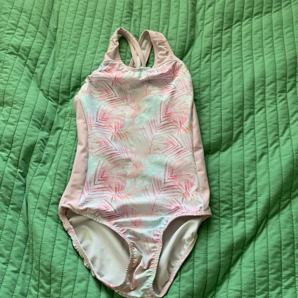 Girls gymnastics leotard. Brand is K-Bee leotards.